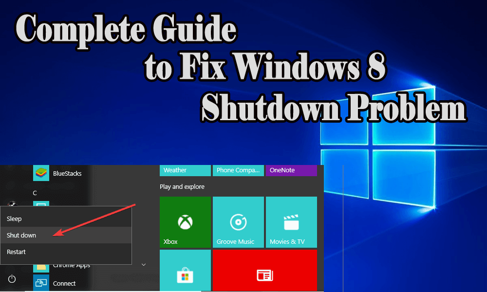 Fix Windows 8 Shutdown Problems