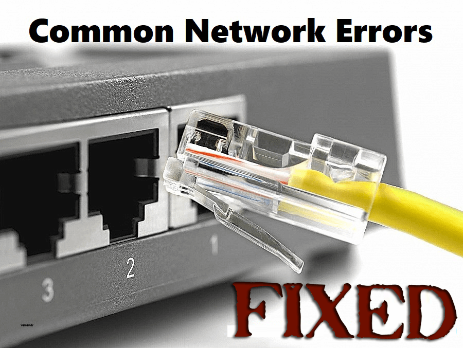 common network errors and solutions