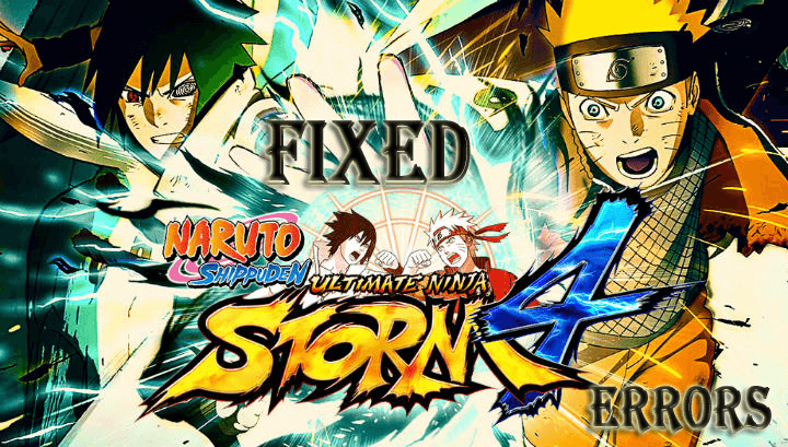 fixed ninja storm 4 errors