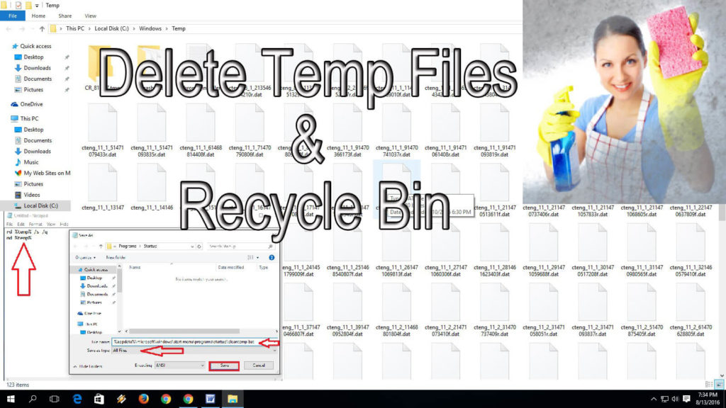 Delete Temporary Files Automatically 