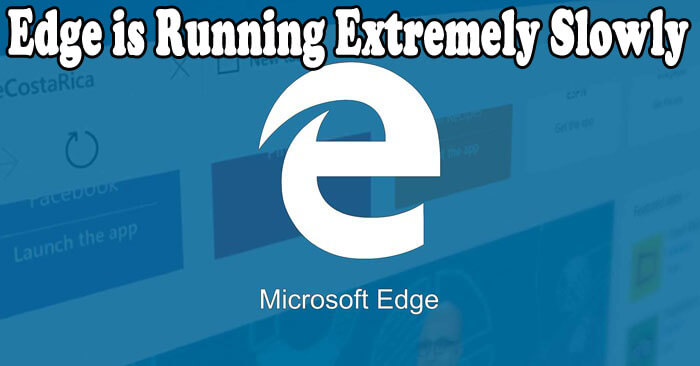 Edge is running extremely slowly