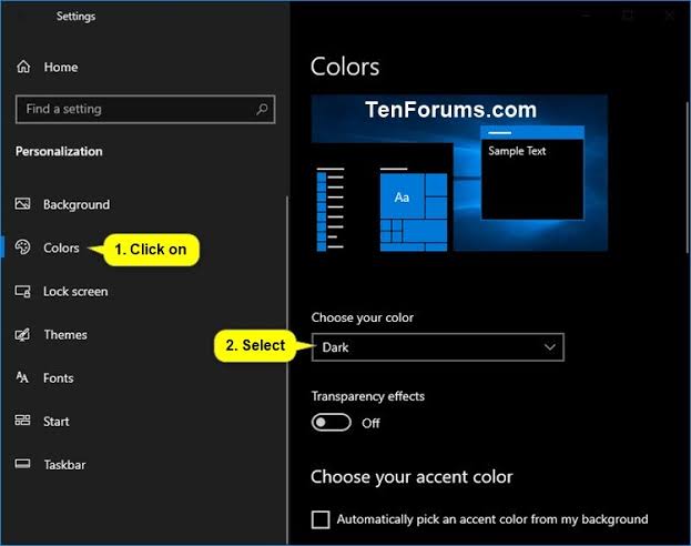 how to fix inverted colors on Windows 10