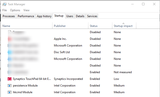 startup folder not working in Windows 10