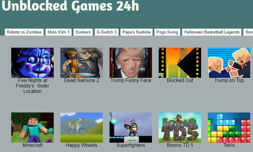 Top 12 Game Websites Not Blocked by School in 2023