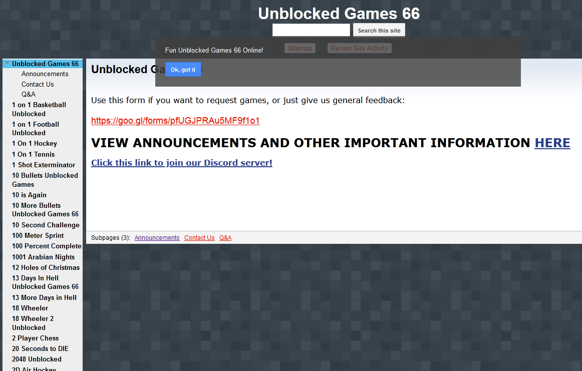 Unblocked Games Websites by School 