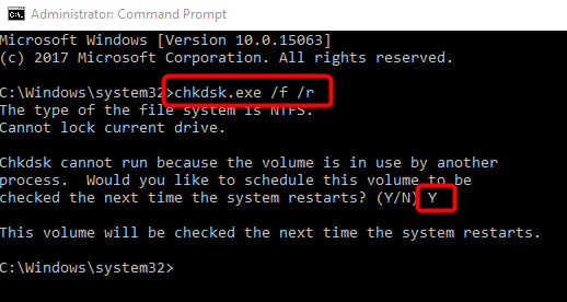 how to run Chkdsk