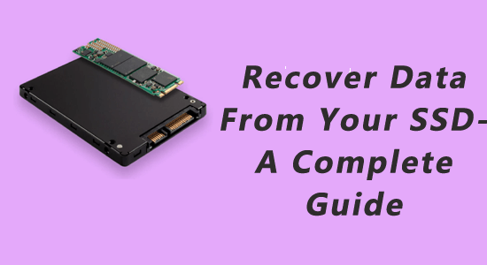 recover data from SSD