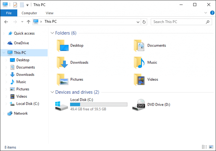 run Scandisk in Windows 10