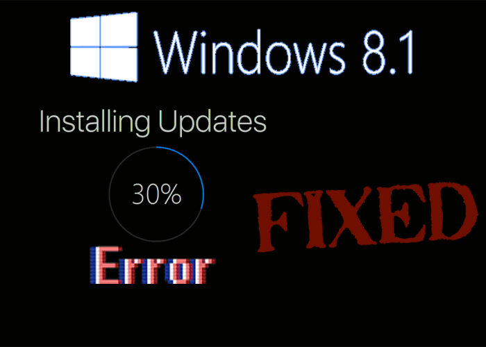 la mise à jour de Windows échoue sous Windows 8.1 domestique