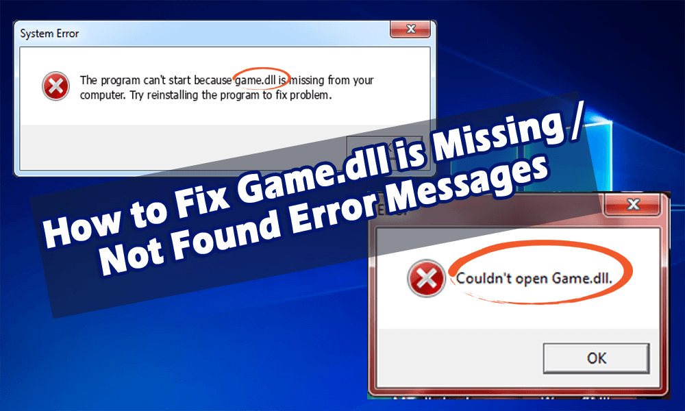game.dll error