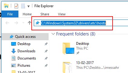 1-Open-host-file-on-windows-10