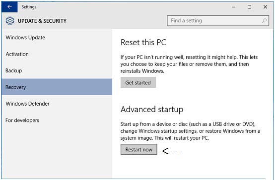 disk boot failure