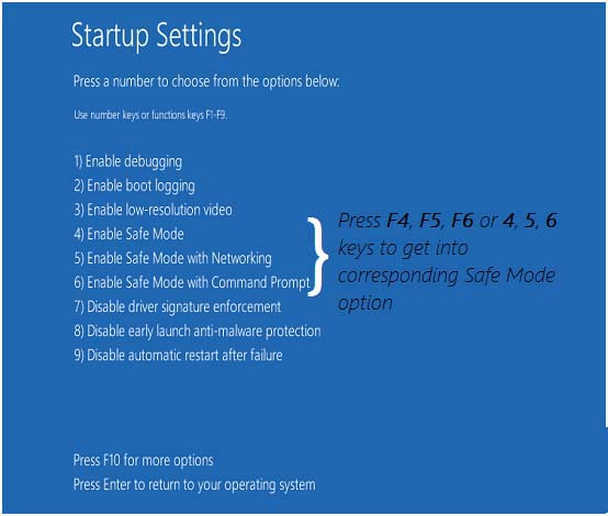 Safe Mode with Networking, windows 10 safe mode