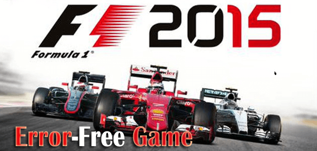 F1 2015 game error