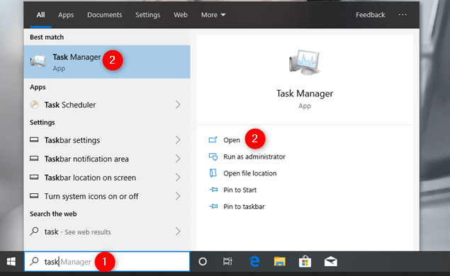 How to Open Task Manager Windows 10 