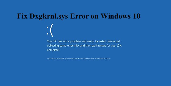 Fix-Dxgkrnl.sys-Error-on-Windows-10