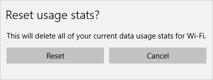 data usage limit Windows 10