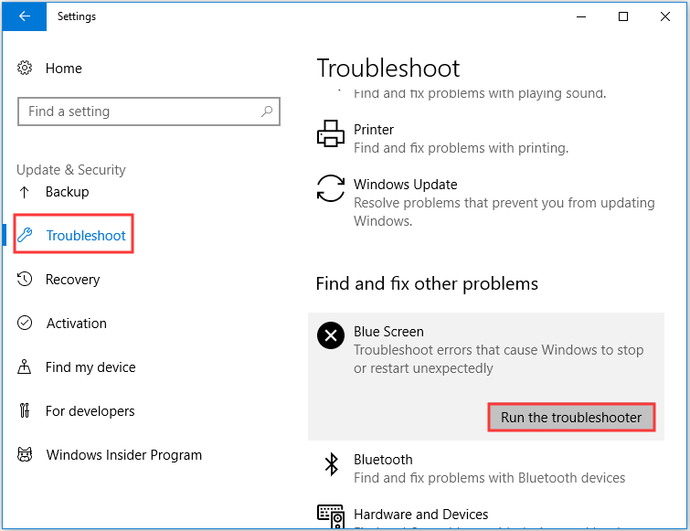 BSOD Troubleshooter