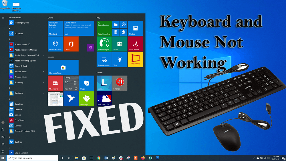 windows 10 keywords not working issue