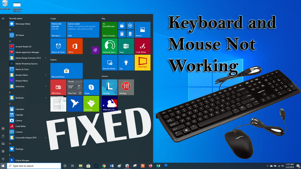 [Solved] Keyboard and Mouse Not Working after Windows 10 Upgrade