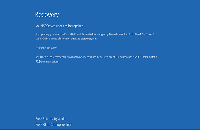 'Boot Configuration Data File is Missing' Error in Windows 10