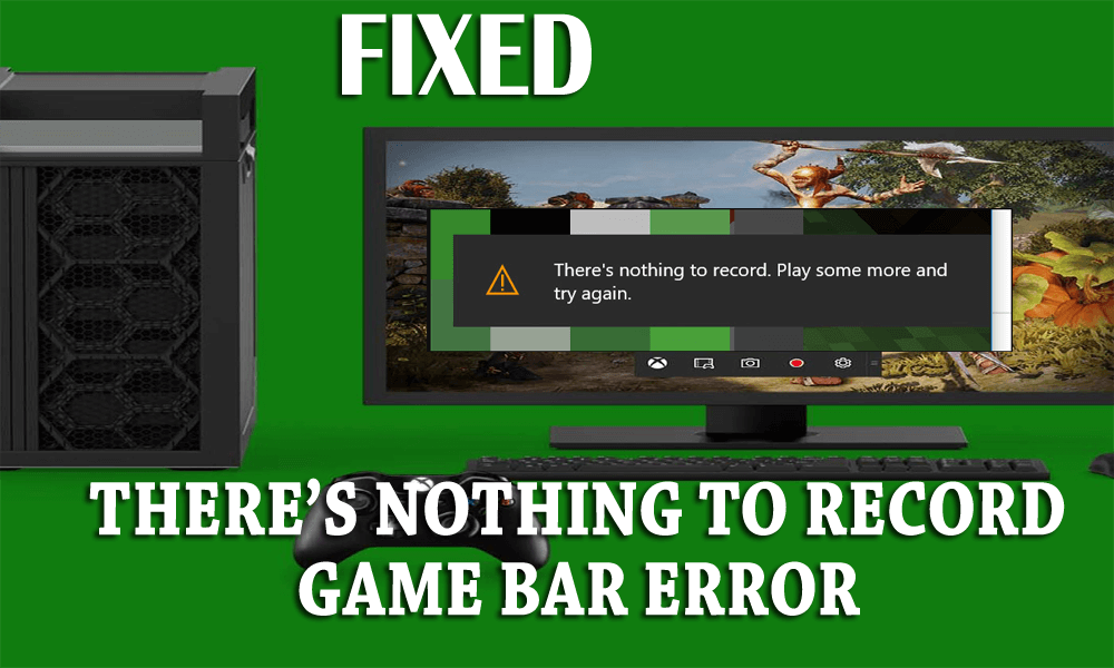 game dvr not working windows 10