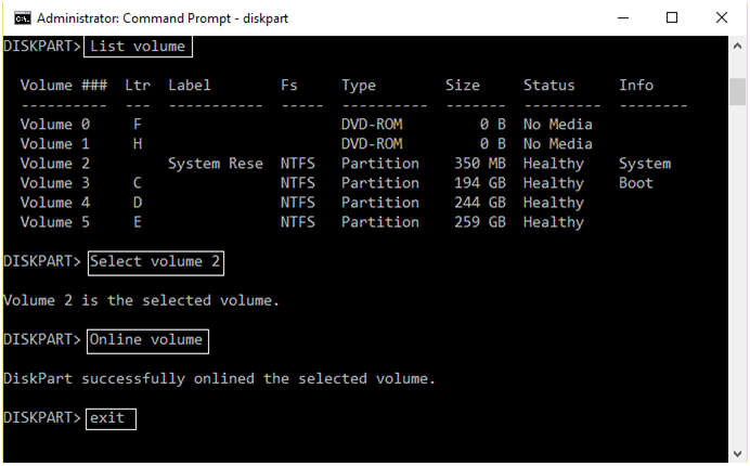 windows cannot find any file locations