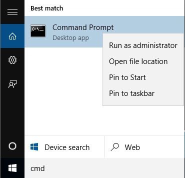 WiFi invalid IP configuration error in Windows 10