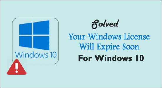 Your Windows License Will Expire Soon