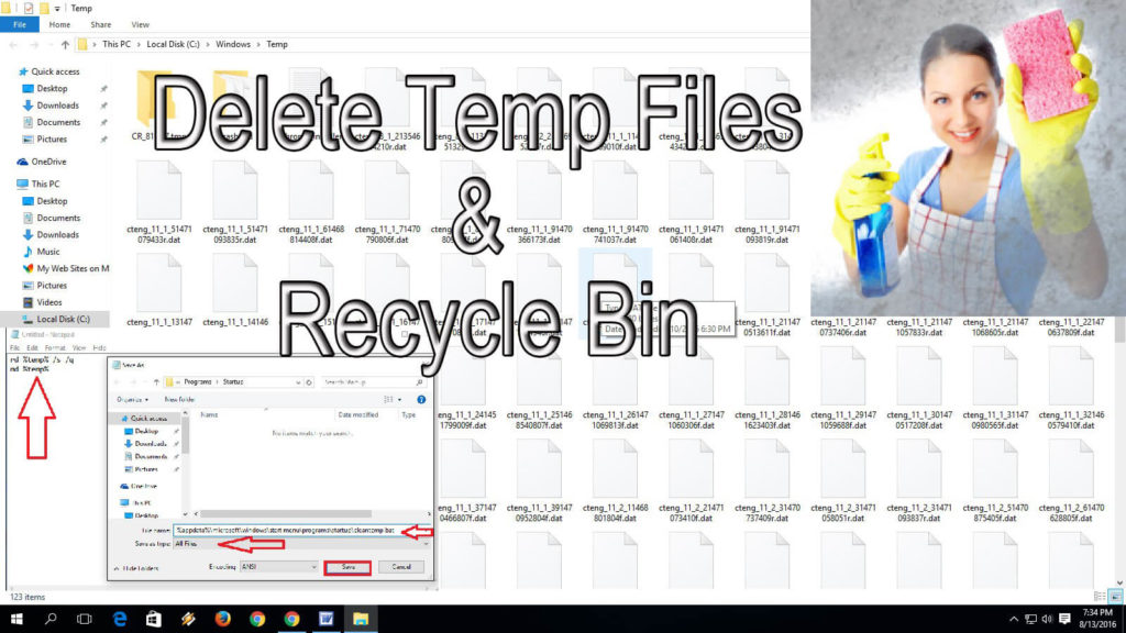 delete temporary files delete temporary files
