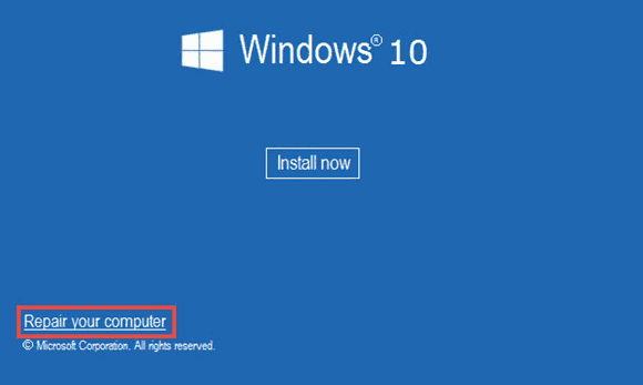 UEFI Boot errors in Windows 10