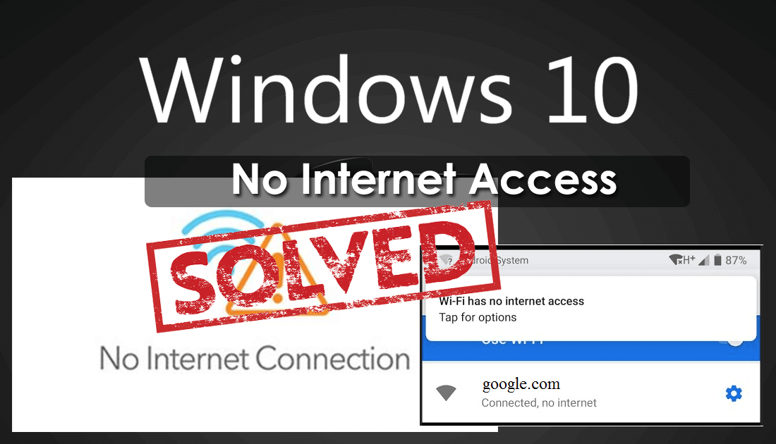 No Internet Access error