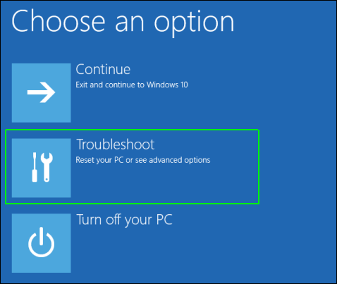 Troubleshoot UEFI boot error