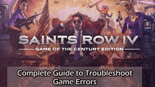 Saints Row 4 game errors
