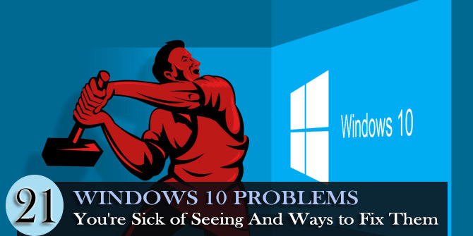 windows 10 problems and solutions