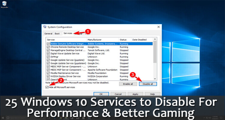 Optimize Windows 10 For Gaming: Disable Windows Defender