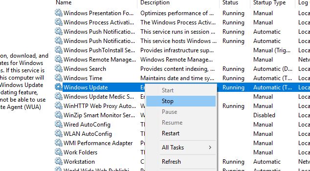failure to configuring windows updates reverting changes