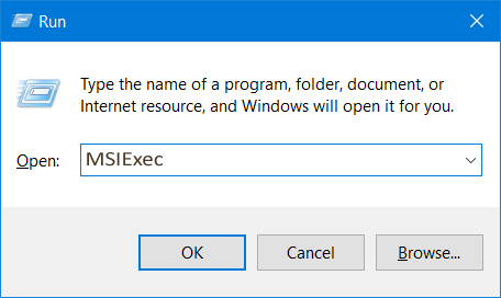 Windows installer not working windows 10