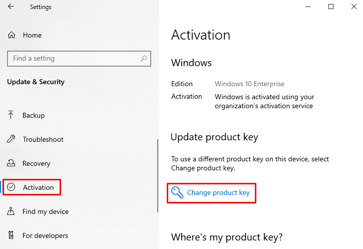 Windows 10 Activation Error 0x803fa067 