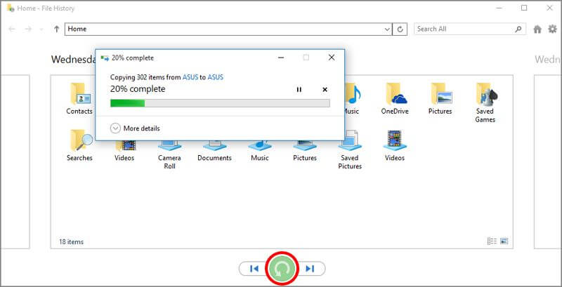 Restore Backup In Windows 10 (6)