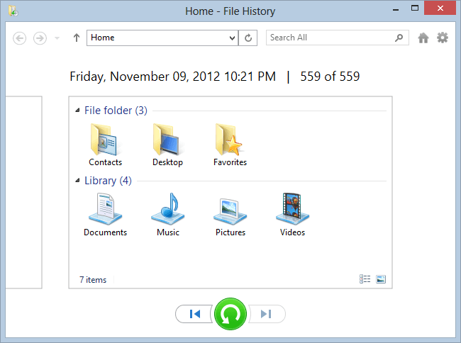 Restore Backup In Windows 8 (1)
