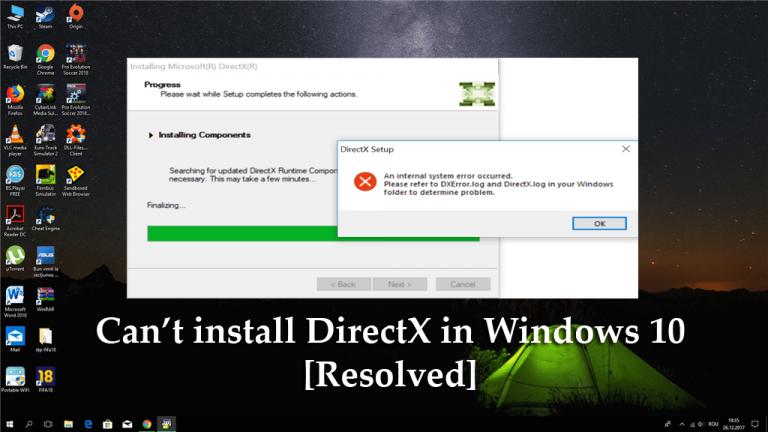 install microsoft directx