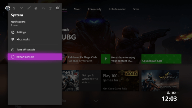 Xbox One won't load games