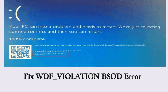 WDF_VIOLATION BSOD