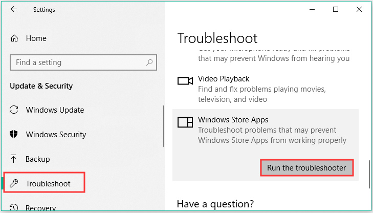 Fix error 0x80240024 by troubleshooter