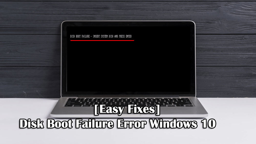 computer error message disk boot failure