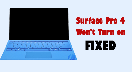 Surface Pro 4 Won’t Turn on