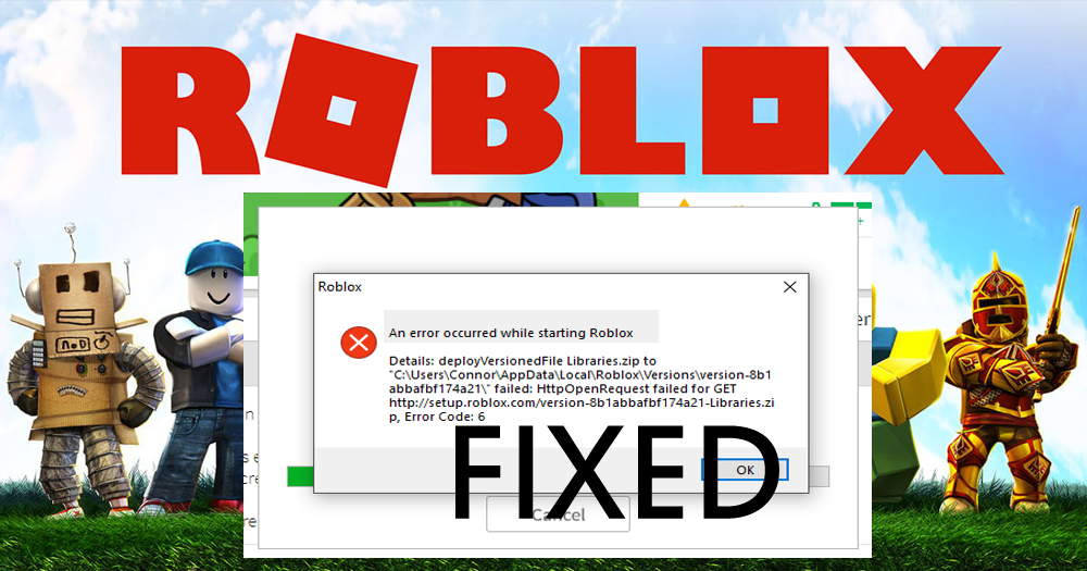 An Error Occurred While Starting Roblox Fixed - how to fix roblox crashing on windows 10 2020