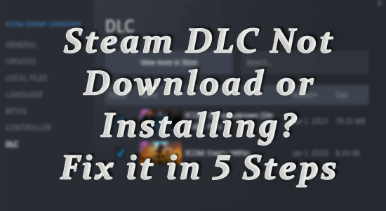 steam dlc says not installed