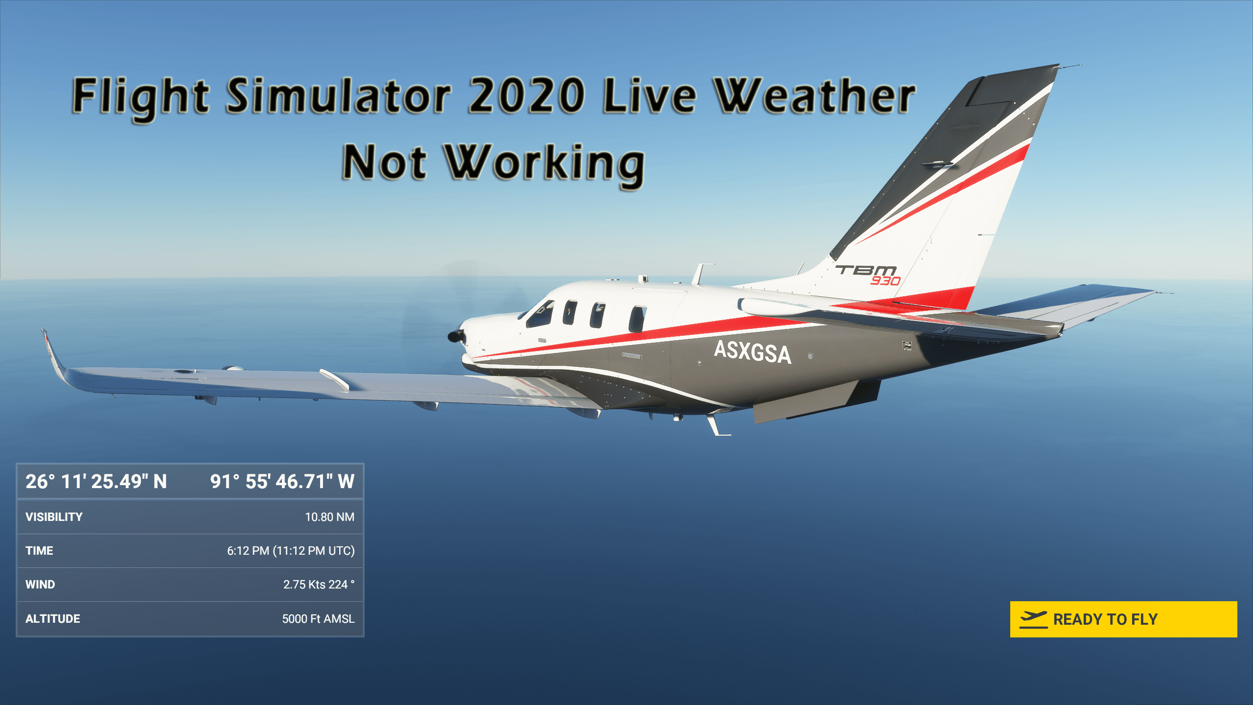 Flight Simulator 2020 Live Weather Not Accurate